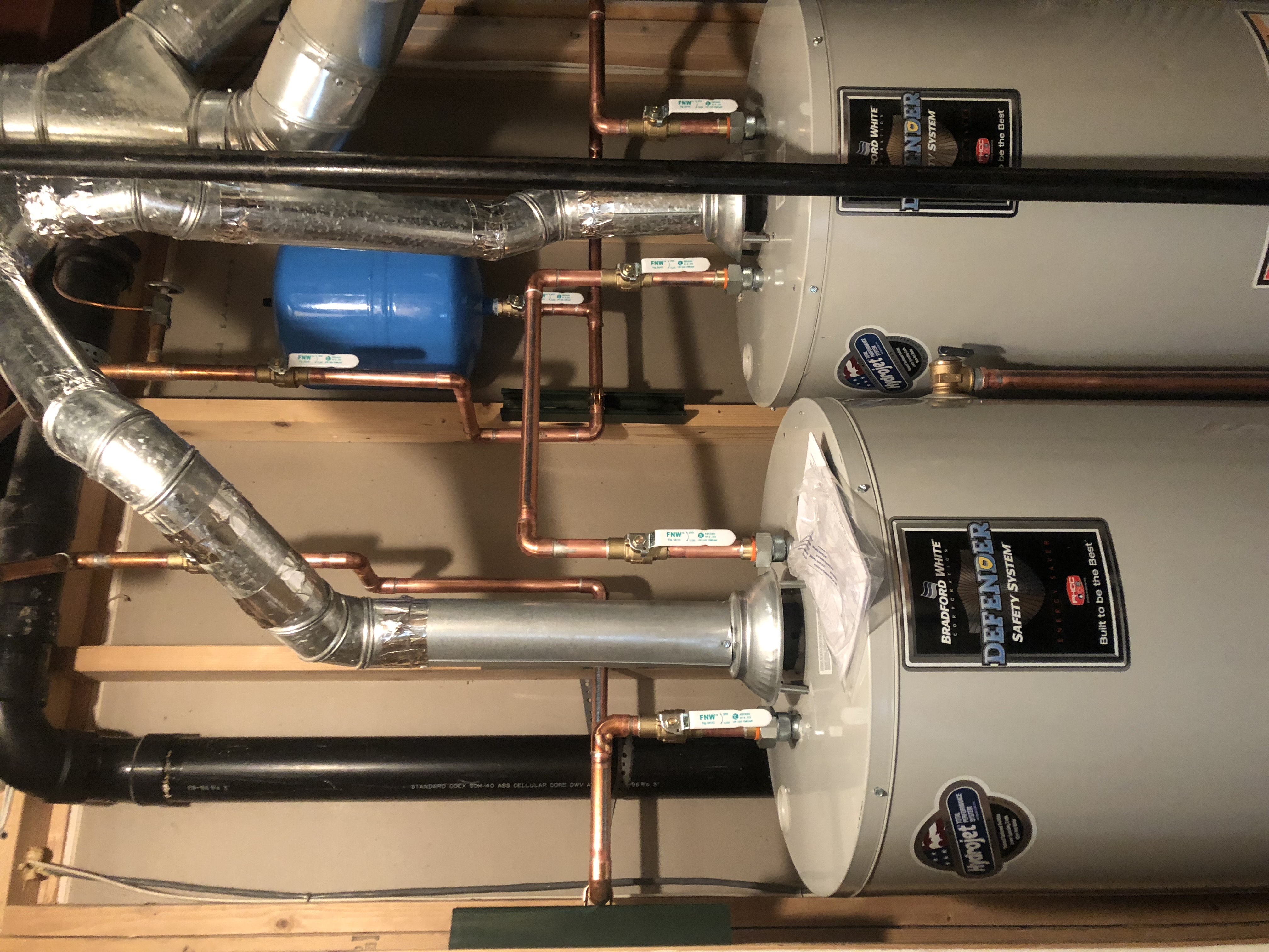 Clean Water Heater upgrade